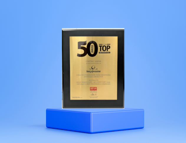 Top 50 most effective listed companies in Vietnam - This award is awarded by Nhip Cau Dau Tu Newspaper.