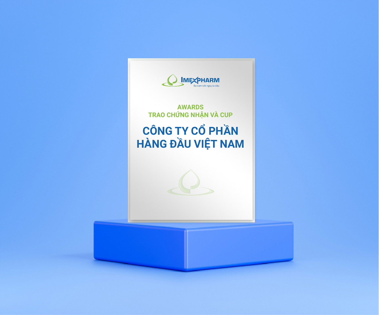 AWARDS awarded certificate and cup "Leading Joint Stock Company in Vietnam"
