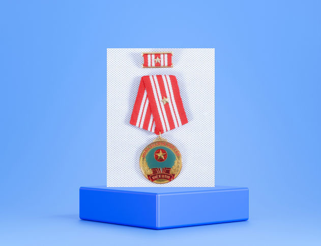 The President awarded the Independence Medal, 3rd class.