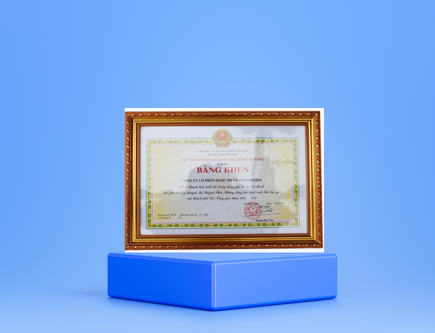 Certificate of Merit for the cause of education in Da Nang