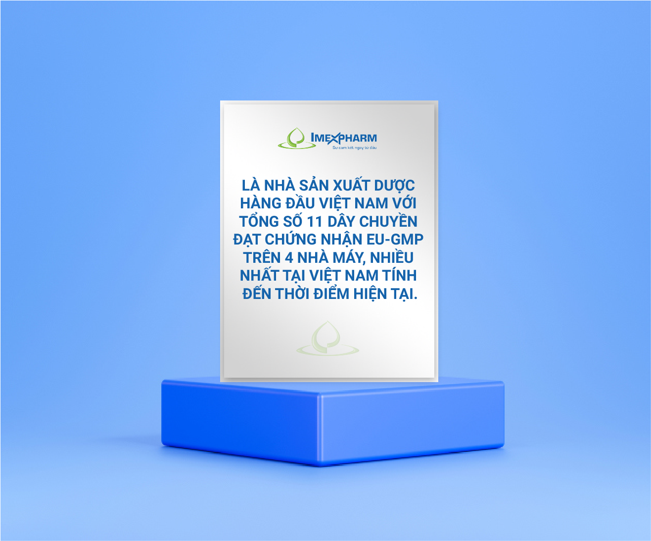 Is the leading pharmaceutical manufacturer in Vietnam with a total of 11 EU-GMP certified lines across 4 factories, the most in Vietnam to date.