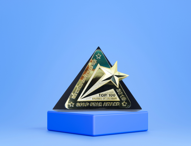The Vietnam Gold Star Award was awarded by the Central Vietnam Youth Union in collaboration with the Central Vietnam Young Entrepreneurs Association.