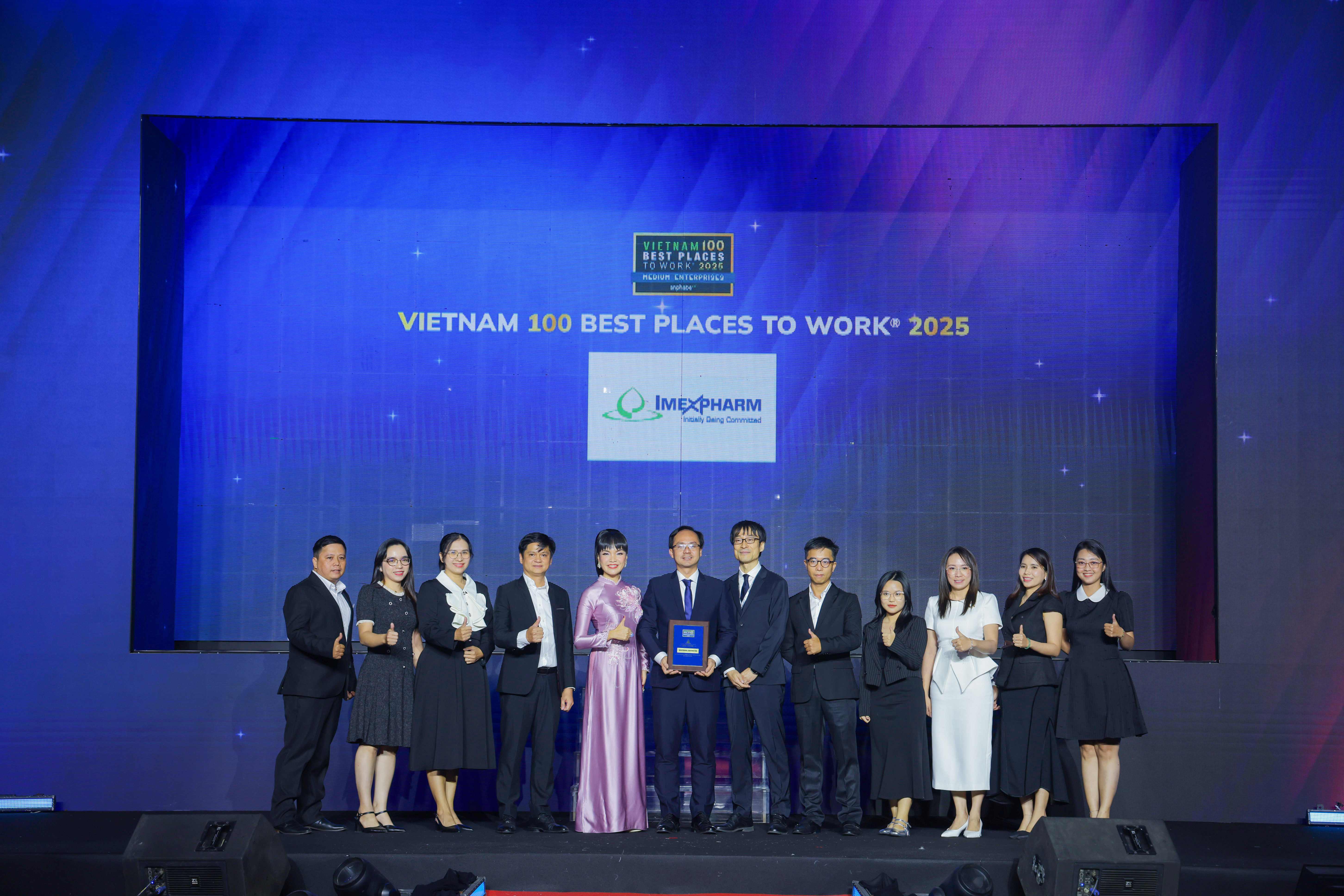 Imexpharm honored as Vietnam’s Best Place to Work in Pharmaceutical Industry 2025”