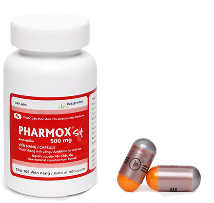 PHARMOX® SA 500 - chai 100viên