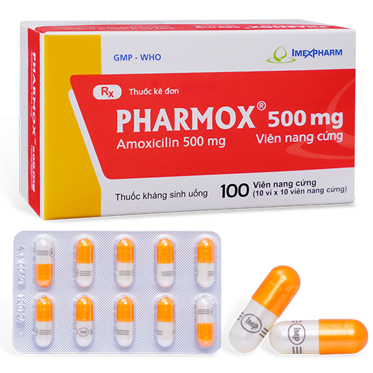 PHARMOX®500mg Hộp 100v