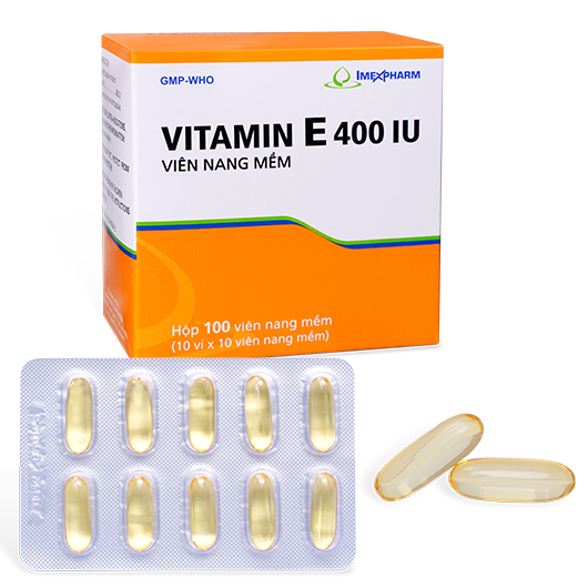 VITAMIN E 400IU – Hộp 100v