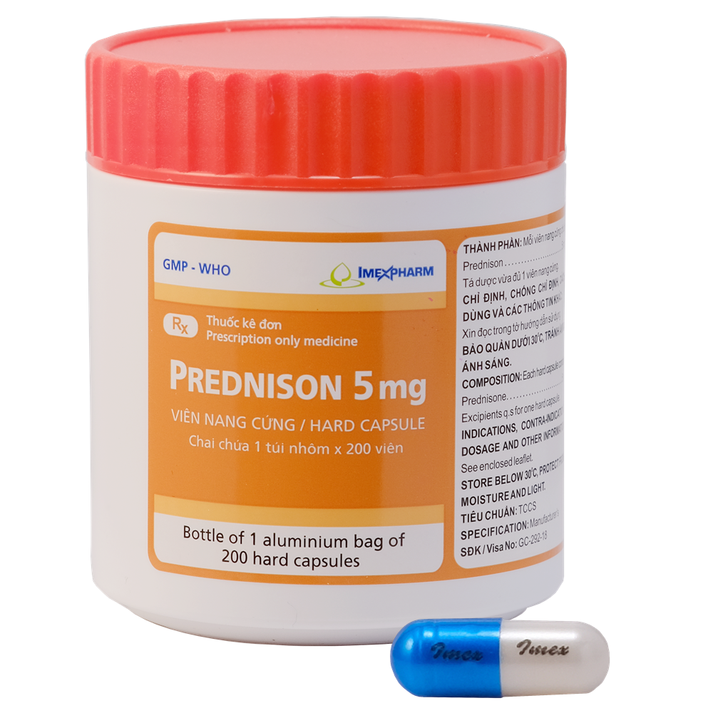 PREDNISON 5mg (Nang cứng)