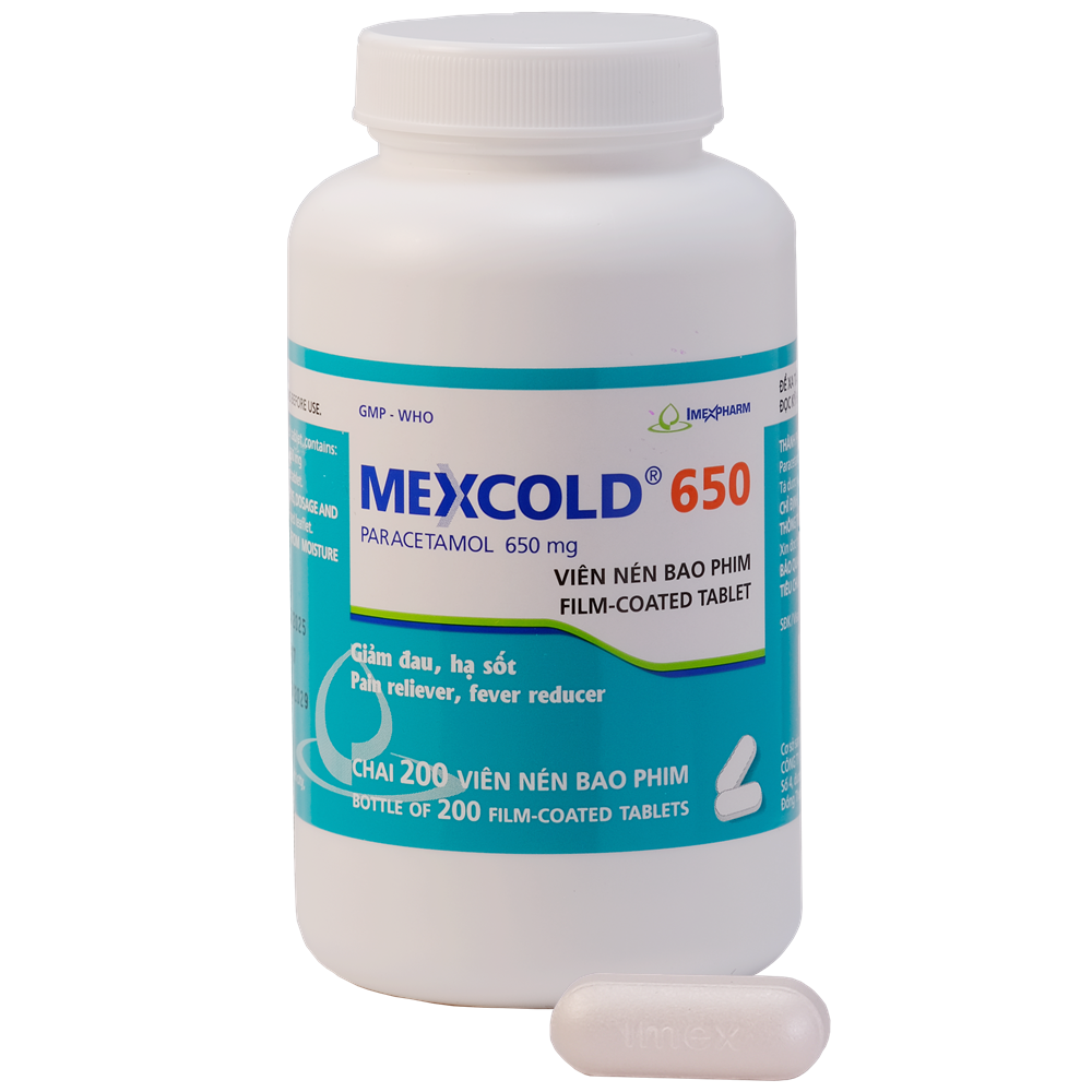 MEXCOLD® 650 (Chai 200 viên)