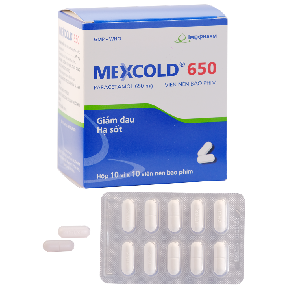 MEXCOLD® 650 (Hộp 100 viên)